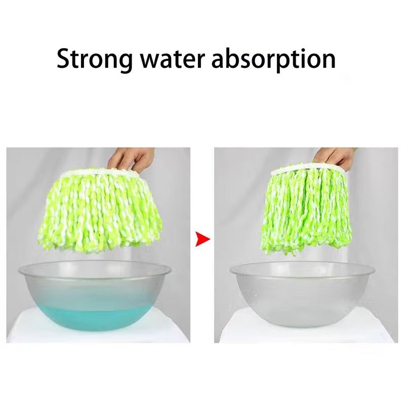 Rinakou 6 Pack Spin Mop Refill Pads Compatible with SIMPLI-Magic 79349 79117 979193 79229 Spin Mop Cleaning System, Part No.79161 - Image 4